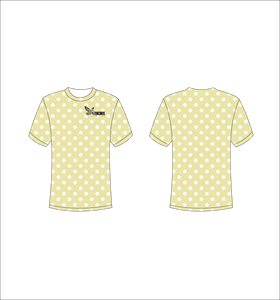 T-shirt à manches courtes pour homme, à pois, coupe classique, col rond, vêtement décontracté, imprimé, tissu en polyester tricoté - Product Image 1