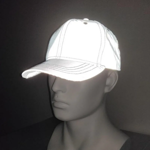 Chapeaux blancs, casquettes de baseball réfléchissantes style hip-hop, chapeaux de protection solaire pour hommes et femmes, adaptés à toutes les saisons - Product Image 3