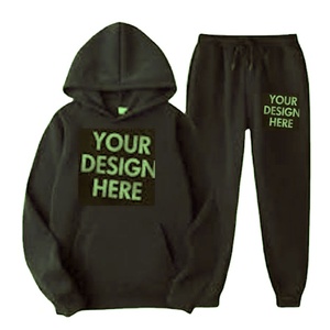 Sudadera con capucha de alta calidad para hombre, ropa de calle de talla grande, moda para hombre, sudaderas en blanco, Jersey personalizado de algodón OEM - Product Image 1
