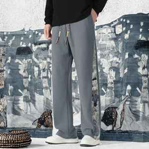 Pantalones Deportivos OEM de Alta Calidad, Ligeros, de Lana, Estilo Informal, Holgados, para Correr, con Cintura Elástica y Pierna Recta, para Fitness 2026 - Product Image 3