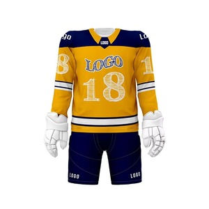 Uniforme de Hockey Sublimado Personalizado para Equipos, Jersey de Hockey sobre Hielo para Adultos, Sudadera con Capucha para Hombre - Product Image 1