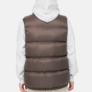 Wholesale Warm <b>Puffer</b> Vest Men Sleeveless <b>Puffer</b> <b>Jacket</b> Hooded Lightweight Shiny <b>Puffer</b> <b>Jacket</b> For Men's <b>Cheap</b> Price OEM - Product Image 2