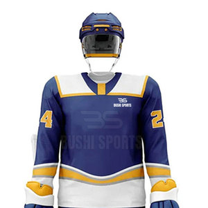 Uniforme de hockey sur glace en polyester à marque privée, best-seller, léger - Product Image 4