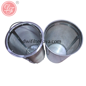 Equipo de Filtración Industrial, Cesta de Filtro de Placa Perforada con Malla Metálica Interna para Filtración y Purificación de Agua de Mar - Product Image 3
