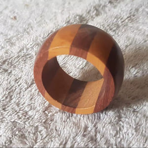 Contemporary <b>Wooden</b> <b>Napkin</b> <b>Ring</b> With Brown Finished Ideal for Home Table Decor handmade <b>wooden</b> <b>napkin</b> <b>rings</b> from India - Product Image 1