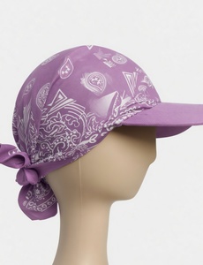 Gorra Ajustable con Estampado y Pañuelo Suave, Ideal para Fiestas en la Playa y Viajes - Product Image 2