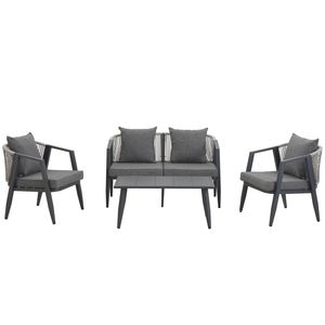 Conjunto de Muebles de Jardín U_STYLE, Asientos Duraderos y Cómodos para Patios, Céspedes y Piscinas - Product Image 1