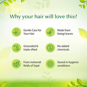 Neeta <b>Henna</b> <b>Powder</b> for hair color, 100% Natural <b>Henna</b> hair dye, Rajasthan <b>henna</b> Mehandi, Ammonia-Free <b>Henna</b> Hair, 150gm - Product Image 2