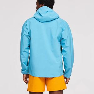 Chaqueta cortavientos unisex de color personalizado repelente al agua y resistente al viento con cierre de cremallera de talla grande para el invierno - Product Image 4