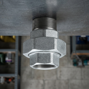 Raccord hexagonal en fonte zinguée TSP UNI-01, filetage NPT, connexion mâle, résistant à la corrosion, haute pression, plomberie, eau - Product Image 3