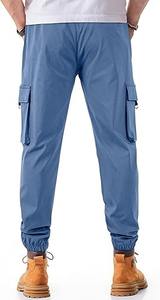 Pantalones Cargo Modernos, Cómodos, de Mezcla de Algodón, Ideales para Looks Urbanos - Product Image 4