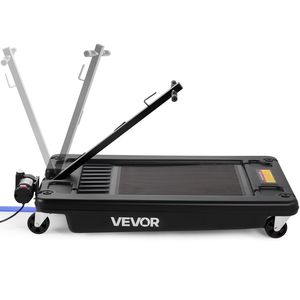 Vasca di raccolta olio mobile da 65 litri con pompa elettrica, tubo da 2,2 m, maniglia pieghevole - Attrezzatura per la cura dell'auto a basso profilo con protezione dalle perdite - Product Image 1