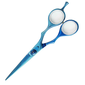 Ciseaux de coiffure de haute qualité pour barbier, 5,5 pouces, couleur titane, lames Supercut aiguisées - Product Image 4