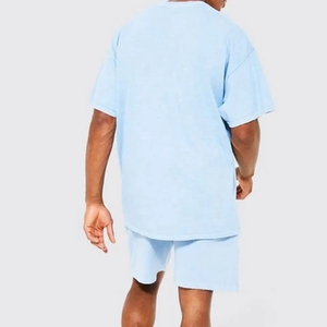 Custom Two Piece T Shirts Short Set Summer <b>Men</b> Clothing 2 Piece T Shirt And Shorts <b>Men</b> Short Sets - Product Image 5