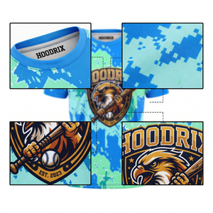 Camisetas de Béisbol Sublimadas Personalizadas de Alta Calidad, sin Mangas, con Botones a Presión, para Práctica, Uniformes de Equipo, Venta al Por Mayor, OEM - Product Image 6