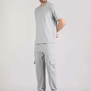 Ensemble de survêtement pour homme, t-shirt et pantalon décontracté grande taille, ensemble deux pièces, tenue de sport pour homme, vêtements pour homme, ensemble deux pièces 2026 - Product Image 3