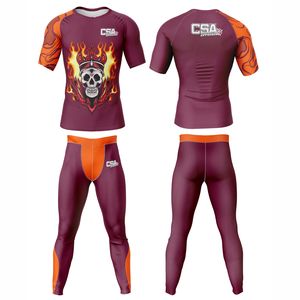 Ropa de Compresión para Hombre con Diseño Nuevo 2026, Impresión por Sublimación, Calidad Premium, Transpirable, Ecológica, Rashguard y Leggings para MMA - Product Image 1