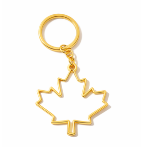 Porte-clés en métal personnalisé Canada, souvenir touristique tendance 2026 pour les voyages en pays étranger, football - Product Image 3