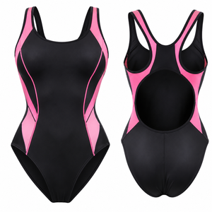 Traje de Baño Profesional de Una Pieza para Mujer, de Secado Rápido, Tejido Elástico, Diseño Personalizado - Product Image 4