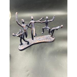 Escultura Abstracta de Hombre Feliz con Base, Objeto Decorativo, Artesanía en Metal, Figura de Hombre Disfrutando, Decoración de Mesa, Adornos, Precio Económico - Product Image 6