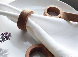 Anillo para Servilletas de Madera, Anillo para Servilletas de Madera Estilo Boho, Anillo Circular para Servilletas Estilo Boho, Decoración de Cocina, Servilleta de Madera - Product Image 3