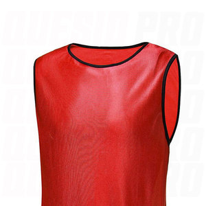 Promotion Mesh Scrimmage Team Practice Bibs Solid Customized Logo Summer Lightweight Breathable 100 Percent Polyester <b>Soccer</b> - Product Image 4