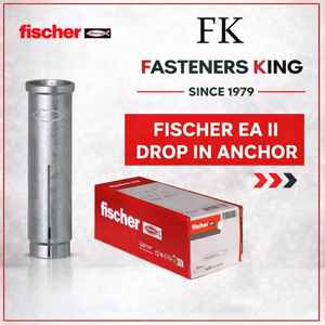 Fischer EA II M8x30 ZP DROP-in-Anchor bullet รัดคอนกรีตไม่แตกเหล็กคาร์บอนชุบสังกะสีขยาย - Product Image 6