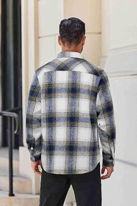 Casual Cotton Turn-down Collar Men's Shirts - Product Image 2