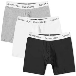High Quality Plus Size Mens Ultimate Comfort <b>Boxer</b> Briefs Customizable Pattern Gentle Fit for Daily Use - Product Image 2
