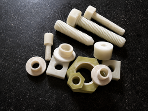 Vis et écrous en PRF haute résistance, résistants à la chaleur, en plastique renforcé de fibre de verre, pour unités de traitement industriel - Product Image 5