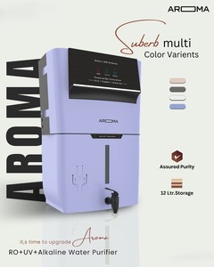 Sistema de purificación de agua por ósmosis inversa AROMA PURPLE, sistema purificador de agua RO UV UF con tecnología de cobre, zinc y alcalina. - Product Image 6