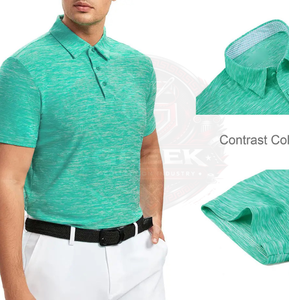 Polo en coton premium pour homme avec col classique, manches courtes, coupe confortable et tissu respirant pour un usage quotidien décontracté - Product Image 2