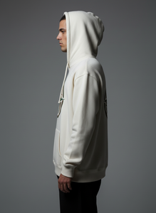 Sweat-shirt à capuche surdimensionné en coton 100 % doublé, écologique, tricoté, imprimé, 350 g/m², haute qualité, vente en gros - Product Image 5