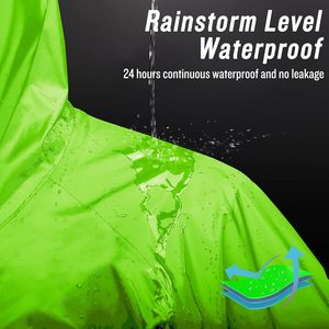 High Visibility Coated Spring Polyester Industrial <b>Worker</b> Safety <b>Jacket</b> Waterproof Breathable Customizable security rain <b>jacket</b> - Product Image 6