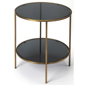 Mesa de Centro de Alta Calidad con Acabado Dorado y Taburete Moderno de Nuevo Diseño para Decoración de Sala de Estar, Dormitorio y Hogar - Product Image 4