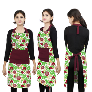 Printed <b>Apron</b> 100% Cotton High Quality Premium Kitchen Cooking Baking <b>BBQ</b> Chef Adjustable Straps Home Restaurant Disposable - Product Image 4
