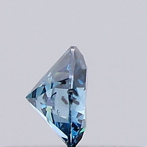 Diamant synthétique élégant de 4,00 carats, couleur bleu vif fantaisie, taille brillant rond, clarté VS1, certifié IGI, bijou élégant et remarquable - Product Image 2