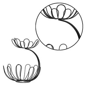 Panier de rangement en métal spacieux, organisateur multifonctionnel pour comptoir de cuisine - Product Image 4