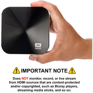 Boîtier de capture vidéo 4K HD ultime, enregistrez et diffusez en direct en 4K30 ou 1080P60 HDR, USB 3.0 à très faible latence, Plug & Play - Product Image 2