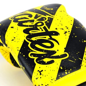 Último Modelo OEM, Guantes de Boxeo Fairtex en Combinación Amarillo y Negro, Nuevo Diseño, 100% Cuero Genuino, Guantes de Boxeo Fairtex para Gimnasio - Product Image 5