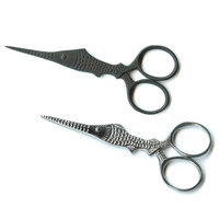 Ciseaux professionnels en forme de poisson pour broderie, couture, travaux d'aiguille, coupe des sourcils et extensions de cils