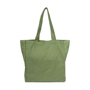 Cotton Grocery Tote <b>Bag</b> | Wide Bottom Reusable Shopping <b>Bag</b> | Large Capacity Shoulder Carry <b>Bag</b> | Wholesale Promotional Gift <b>Bag</b> - Product Image 3