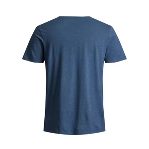 Camiseta de Hombre de Alta Calidad, Color Sólido, Impresión Personalizada OEM en la Parte Delantera, Ecológica, de Secado Rápido, para Deportes, Gimnasio y Uso Diario - Product Image 2