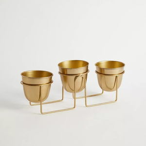 Macetero de Metal Negro de Diseño con Soporte, Maceta Moderna para Interiores y Exteriores, para Balcón, Vivero, Jardín, Hogar, Hotel, Decoración - Product Image 2