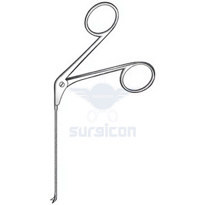 Tijeras Microquirúrgicas para Oído Wullstein, 80 mm de Longitud de Eje, para Diestros, Instrumento Quirúrgico, Acabado Negro, Microcirugía de Precisión, ORL - Product Image 5