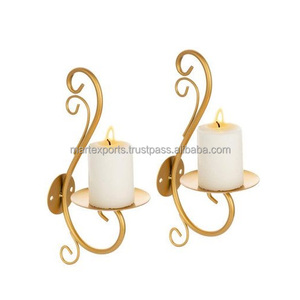 Porte-bougie artisanal en fer écologique pour la décoration de la maison, accent de table élégant pour mariages, festivals et intérieurs chaleureux - Product Image 4