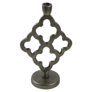 Supports de bougies faits à la main en aluminium coulé brut, design élégant, pour la maison, la villa, la vaisselle et les centres de table de mariage - Product Image 5