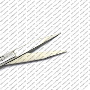 กรรไกรตัดเย็บผ้าก๊อตล์แมน ฟ็อกซ์ ซุปเปอร์คัท แบบโค้งสองด้าน ขนาด 13 ซม. ผลิตจากเหล็กกล้าไร้สนิมเยอรมัน สำหรับงานทันตกรรมและศัลยกรรม จำนวน 3 ชิ้น - Product Image 3