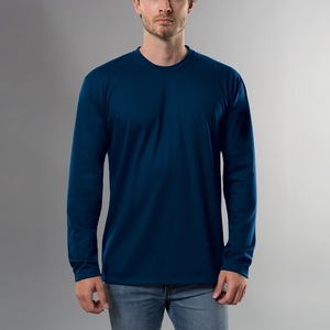 Nouvel Arrivage T-shirt Décontracté à Manches Longues pour Homme avec Logo Personnalisé Brodé, 100% Coton Tricoté de Haute Qualité, Écologique et Séchage Rapide - Product Image 3