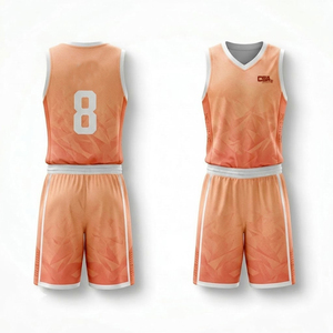 Uniforme de Baloncesto de Diseño Personalizado, Jersey sin Mangas de Secado Rápido y Pantalones Cortos a Juego para Adultos, para Uso Escolar y en Torneos - Product Image 4